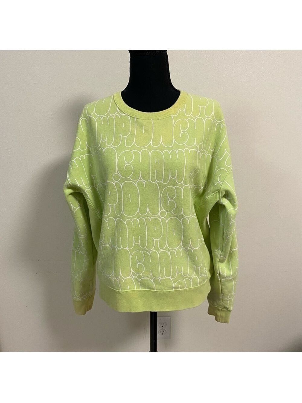 Champion Life Womens Reverse Weave Crew Sweater Size Large